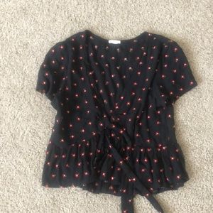 Brandy Melville front tie shirt